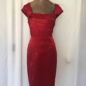 Super cute New York & CompanyRed knee length dress